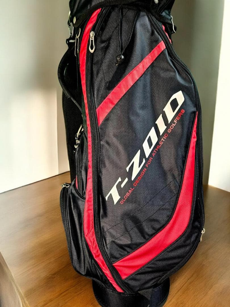 送料無料/美品　Mizuno T-ZOID ゴルフバッグ・キャディバッグBK