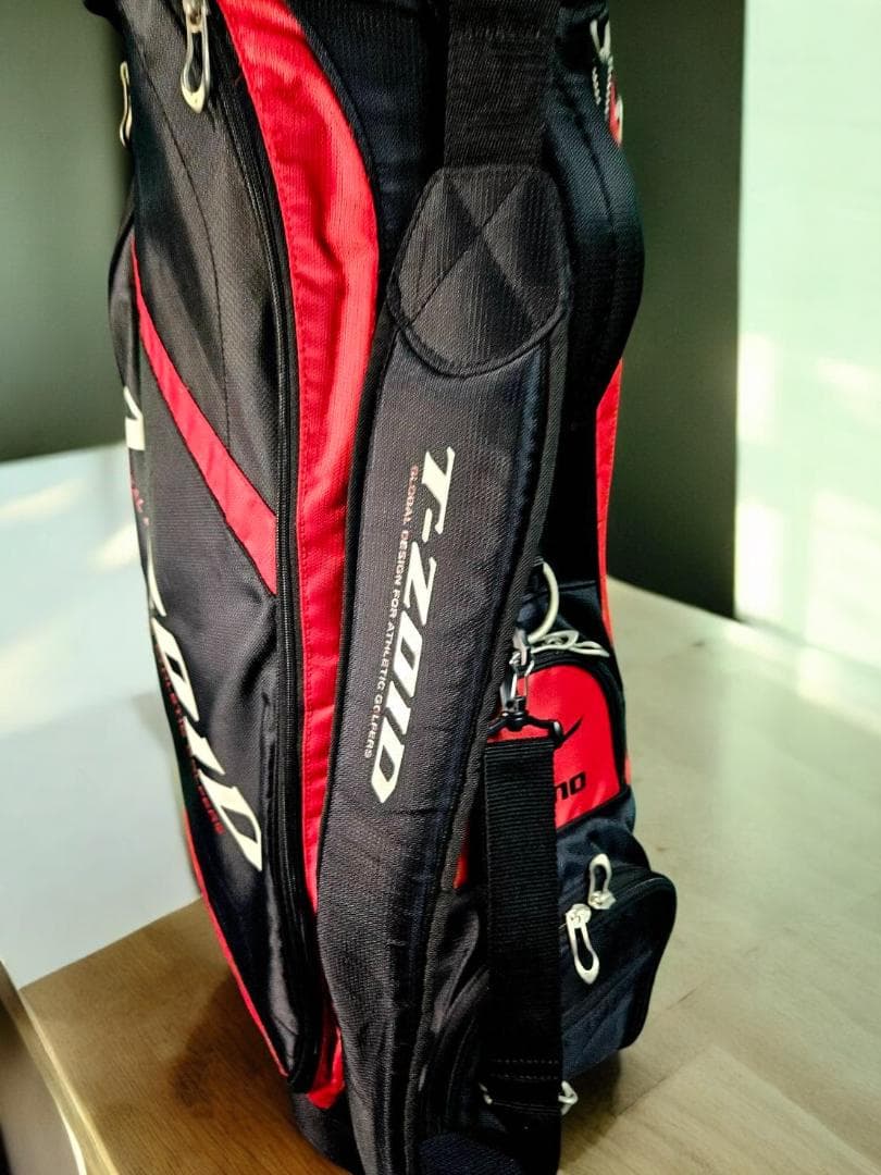 送料無料/美品　Mizuno T-ZOID ゴルフバッグ・キャディバッグBK
