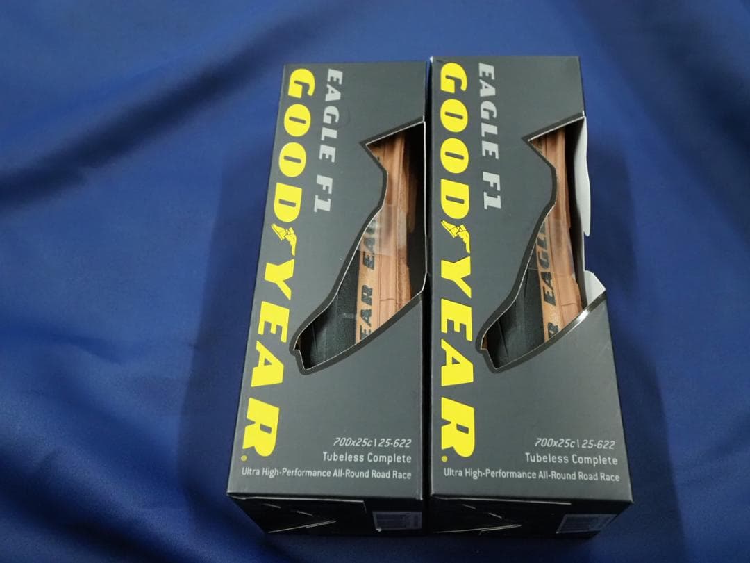 2本未使用 グッドイヤーイーグルF1 チューブレスレディ 25C　ロードバイク