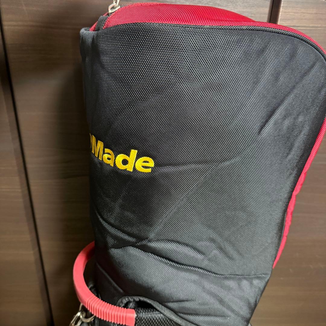 TaylorMade キャディバッグ ゴルフバッグ 赤 黒 黄