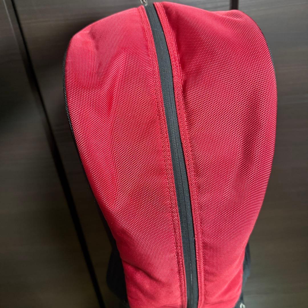 TaylorMade キャディバッグ ゴルフバッグ 赤 黒 黄