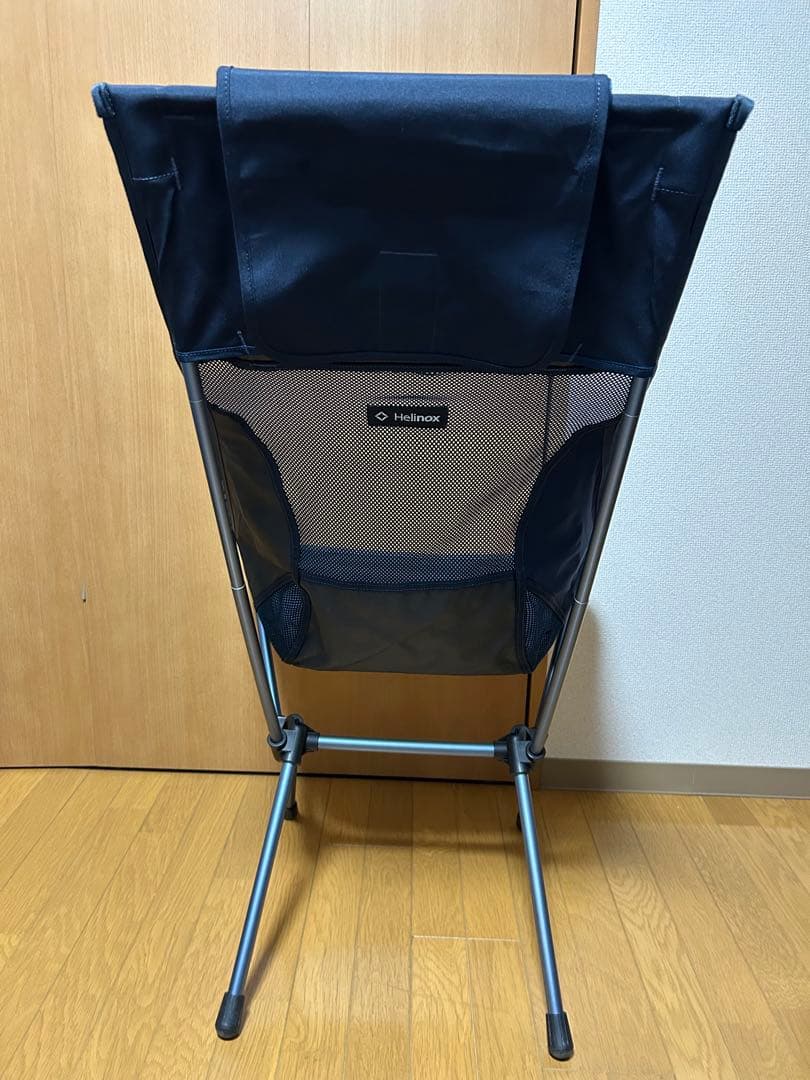 美品　Helinox ヘリノックス サンセットチェア 1822285 ネイビー