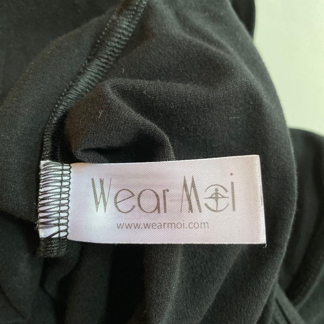 Wear Moi ブラック Vネック レオタード　メンズ　バレエ　ウェア
