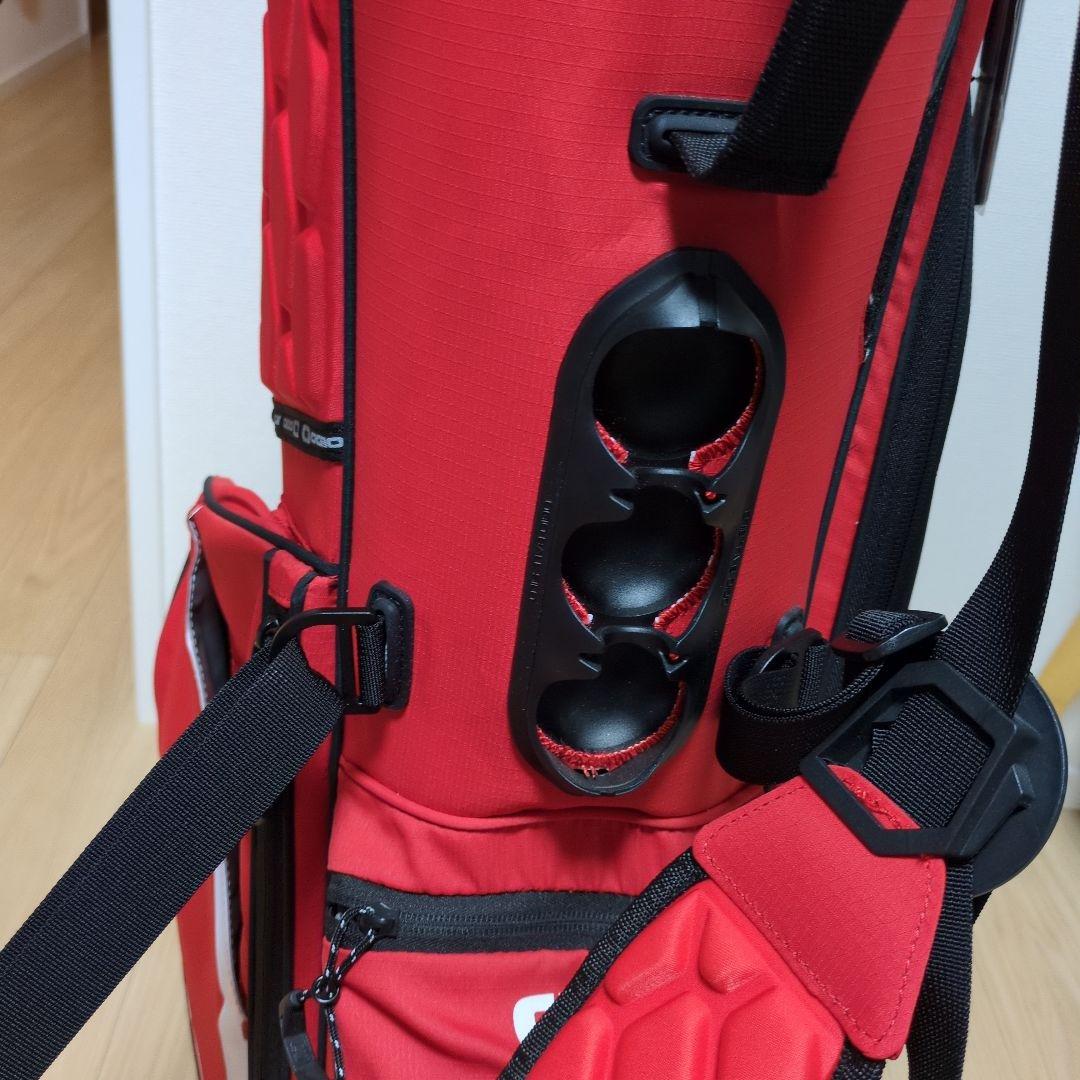 カリメロ　超美品　OGIO ゴルフ　キャディバッグ レッド　スタンド