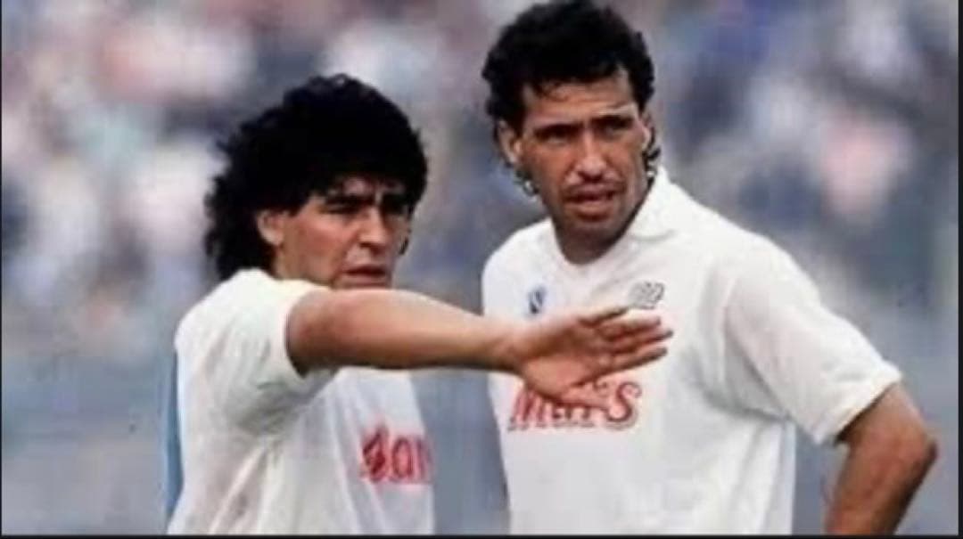 1989-90 ナポリ ユニフォーム マラドーナ　カレッカ