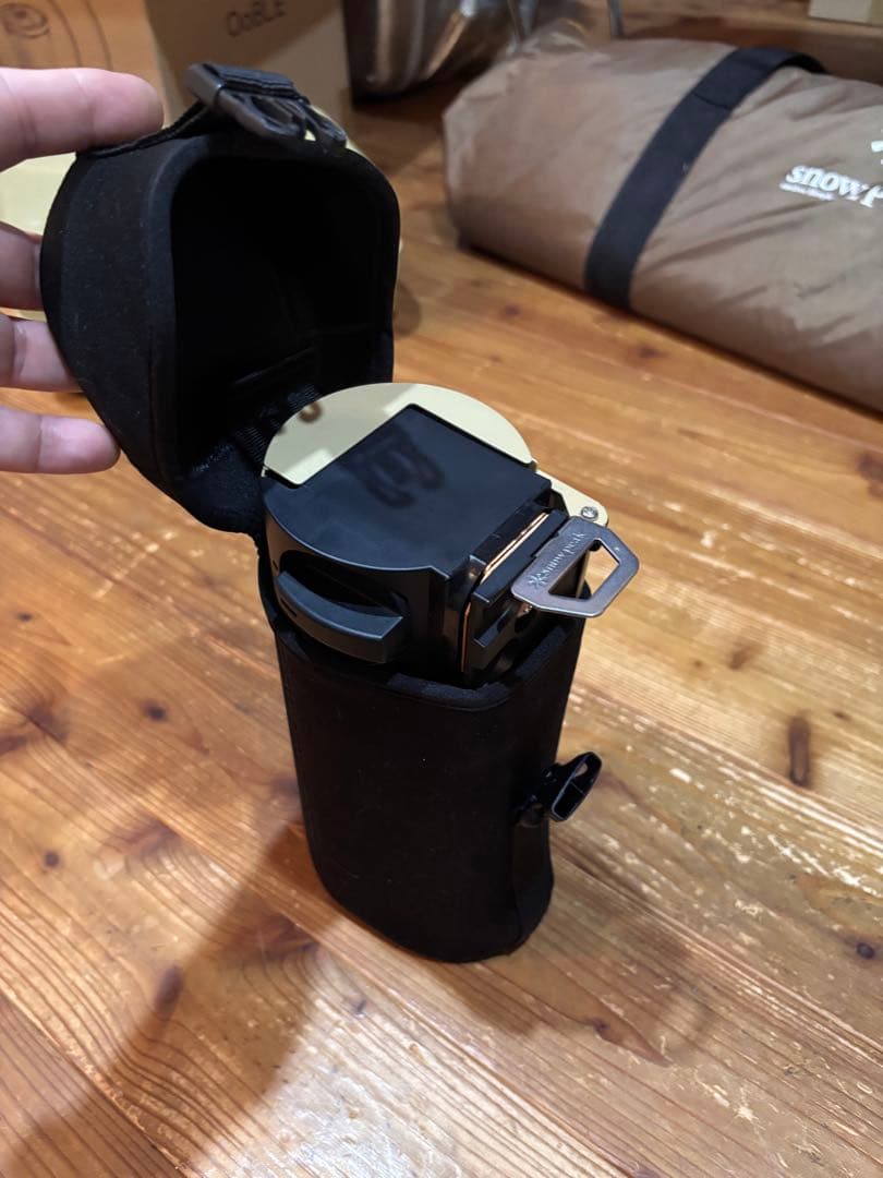  peak アウトドア折りたたみカセットコンロ 美品