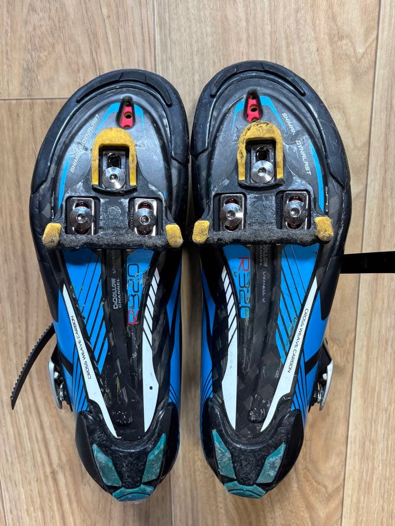 SHIMANO R320 ビンディングシューズ SPD-SLクリート付き