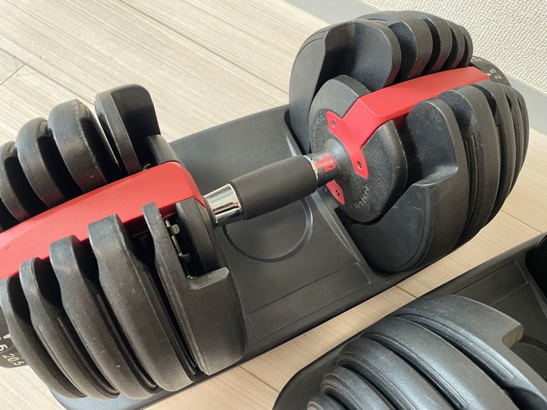 可変式ダンベル 2.5kg - 24kg　片方① セット売