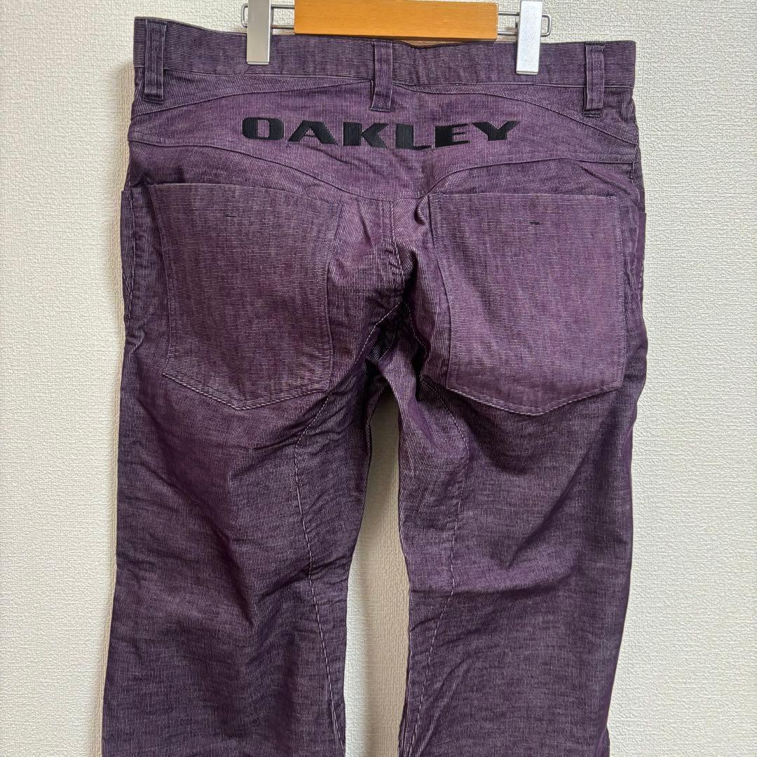 【新品】【OAKLEY】【421908JP】ゴルフ　ストレッチパンツ【36】紫