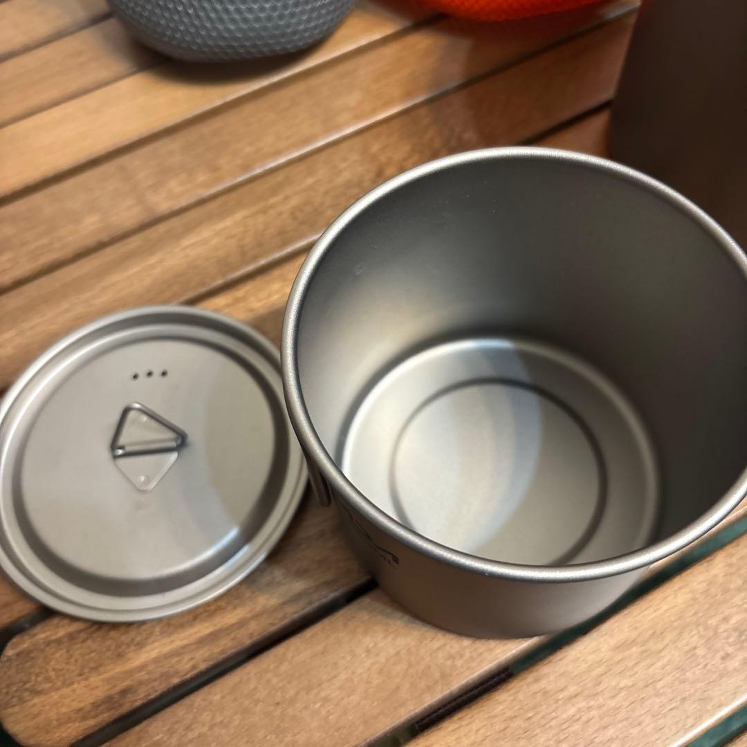 LIXADA 550ML TOAKS 1100ML チタン クッカーセット