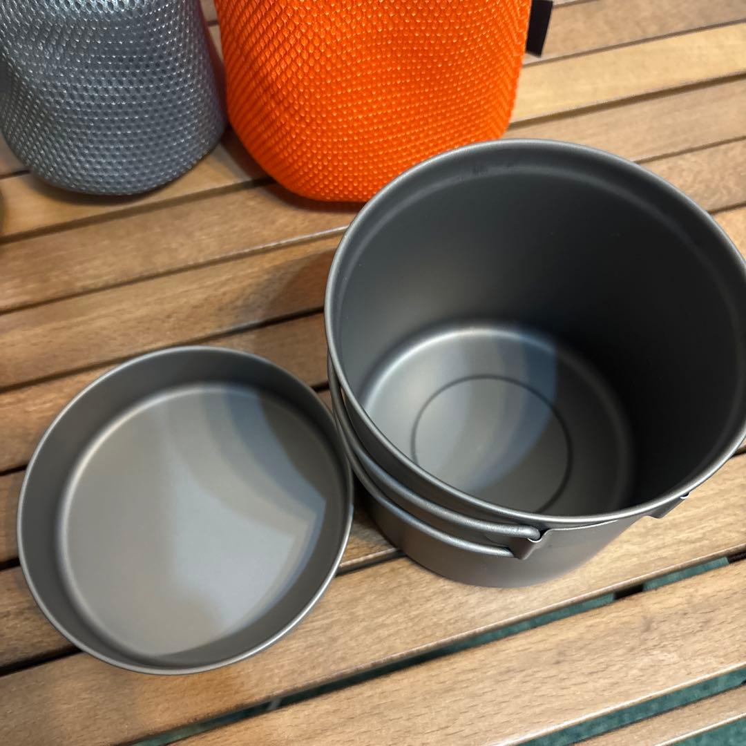 LIXADA 550ML TOAKS 1100ML チタン クッカーセット