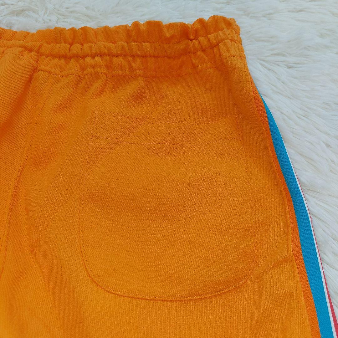 【希少】70s-80s 美津濃 MIZUNO トラックパンツ Mロゴ オレンジ