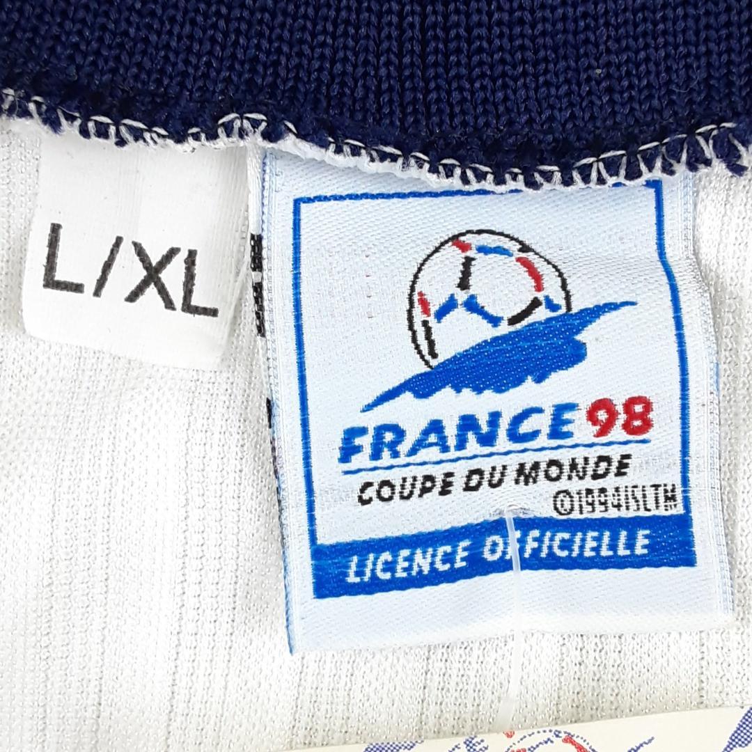 未使用保管品◎サッカーW杯 1998年 フランス大会 記念ユニフォーム 白