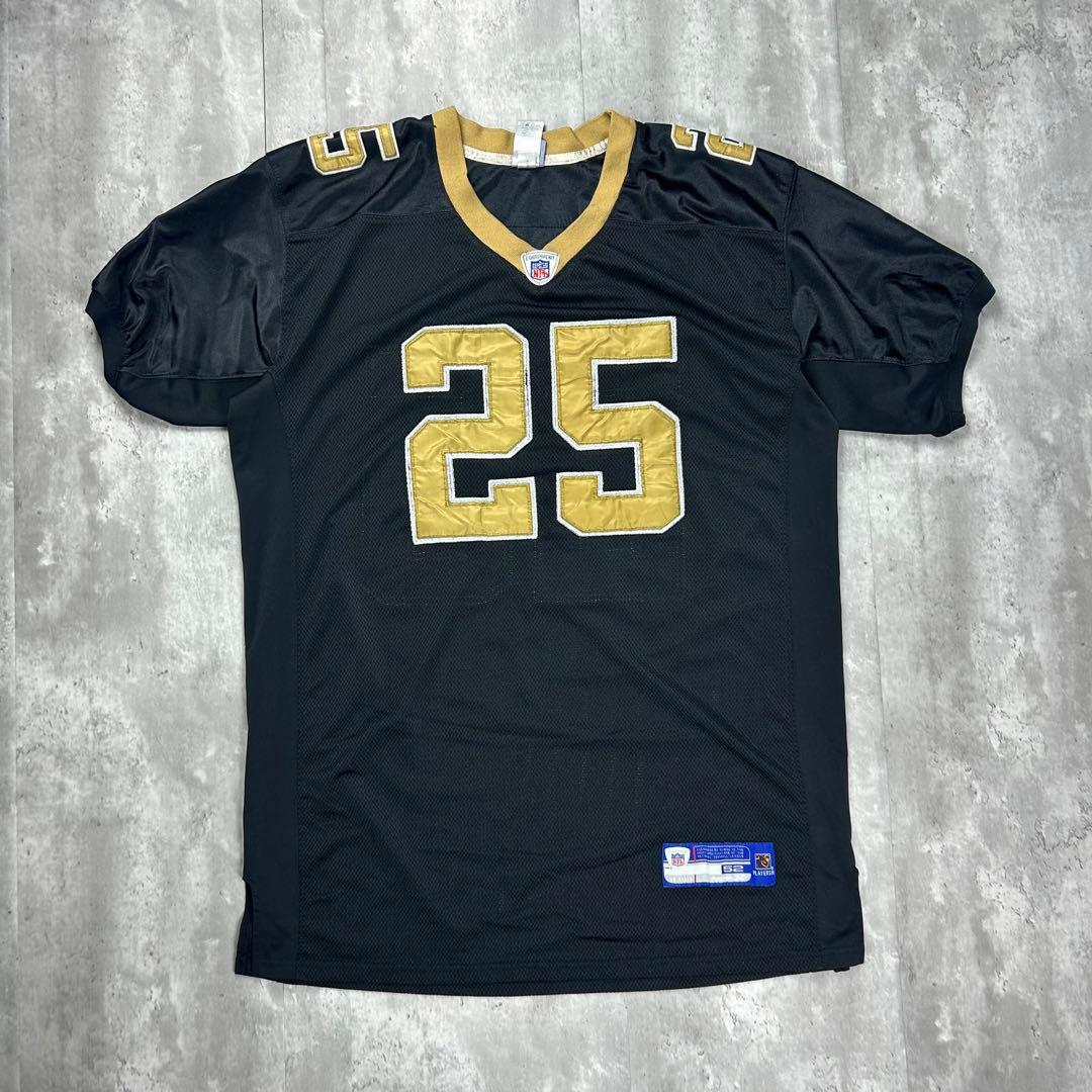 Reebok NFL 全刺繍 セインツ アメフトゲームシャツ 52 6555