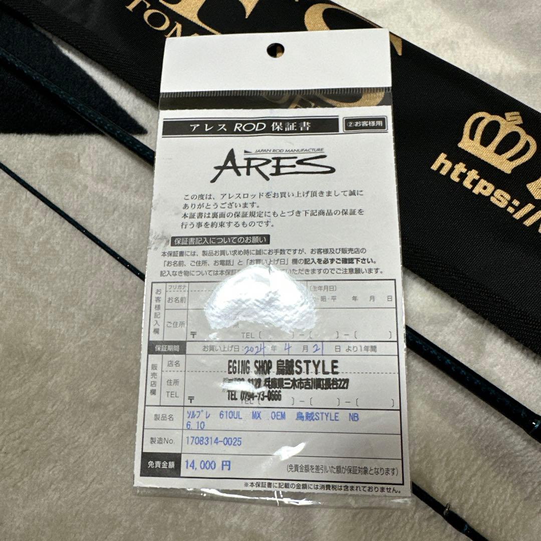 スクイッドマニア ソルティーブレイブ 610UL イザナミ 美品　ライトゲーム