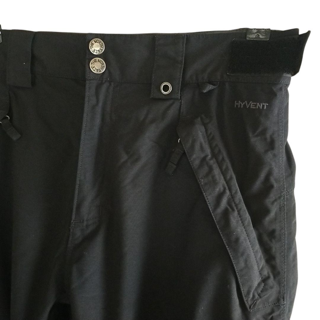 【高機能】US ノースフェイス HYVENT スノーボード パンツ 黒 S