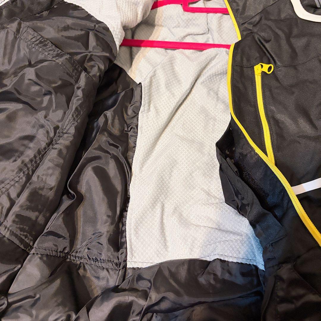 超美品SALOMON スキーウェア スノボウェア上下セット ブラック グレー