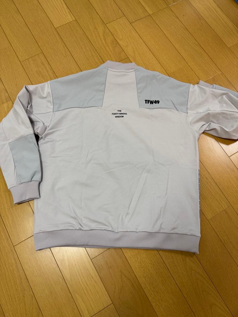 メンズウェア L/S THICK COLLAR CREW NECK SHIRT L.GREY