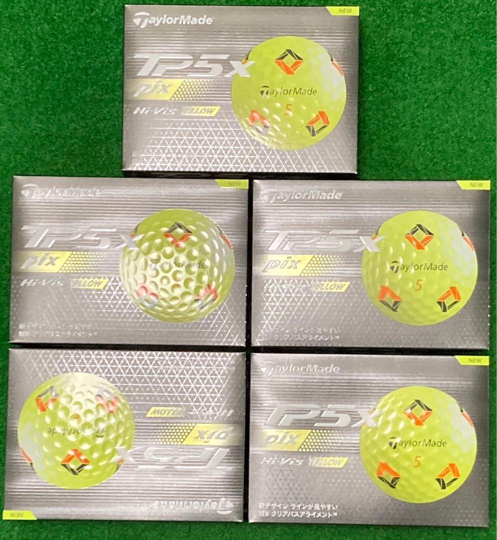 新品　5ダース　TP5x Pix イエロー ボール