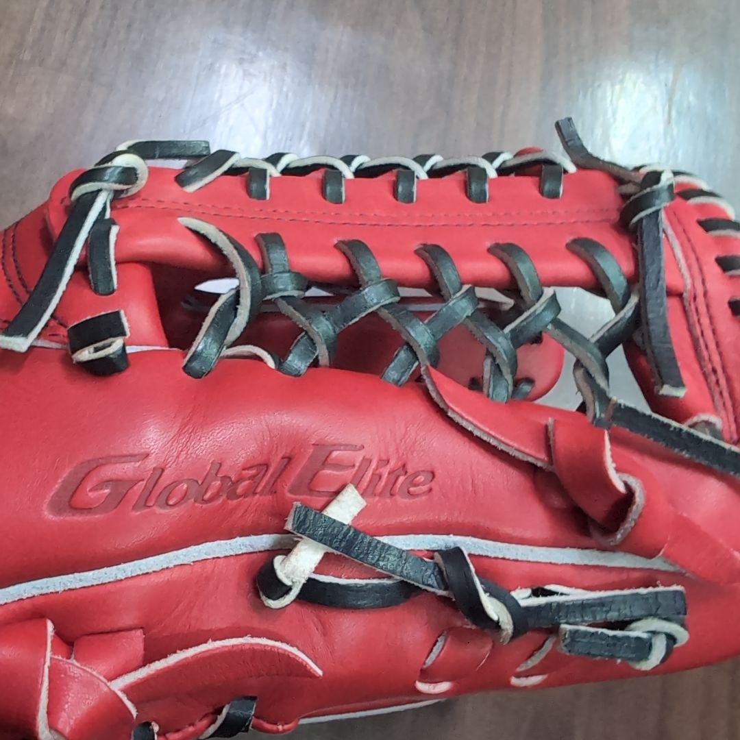 Mizuno Global Elite レッドグローブ 右投げ　外野用 軟式
