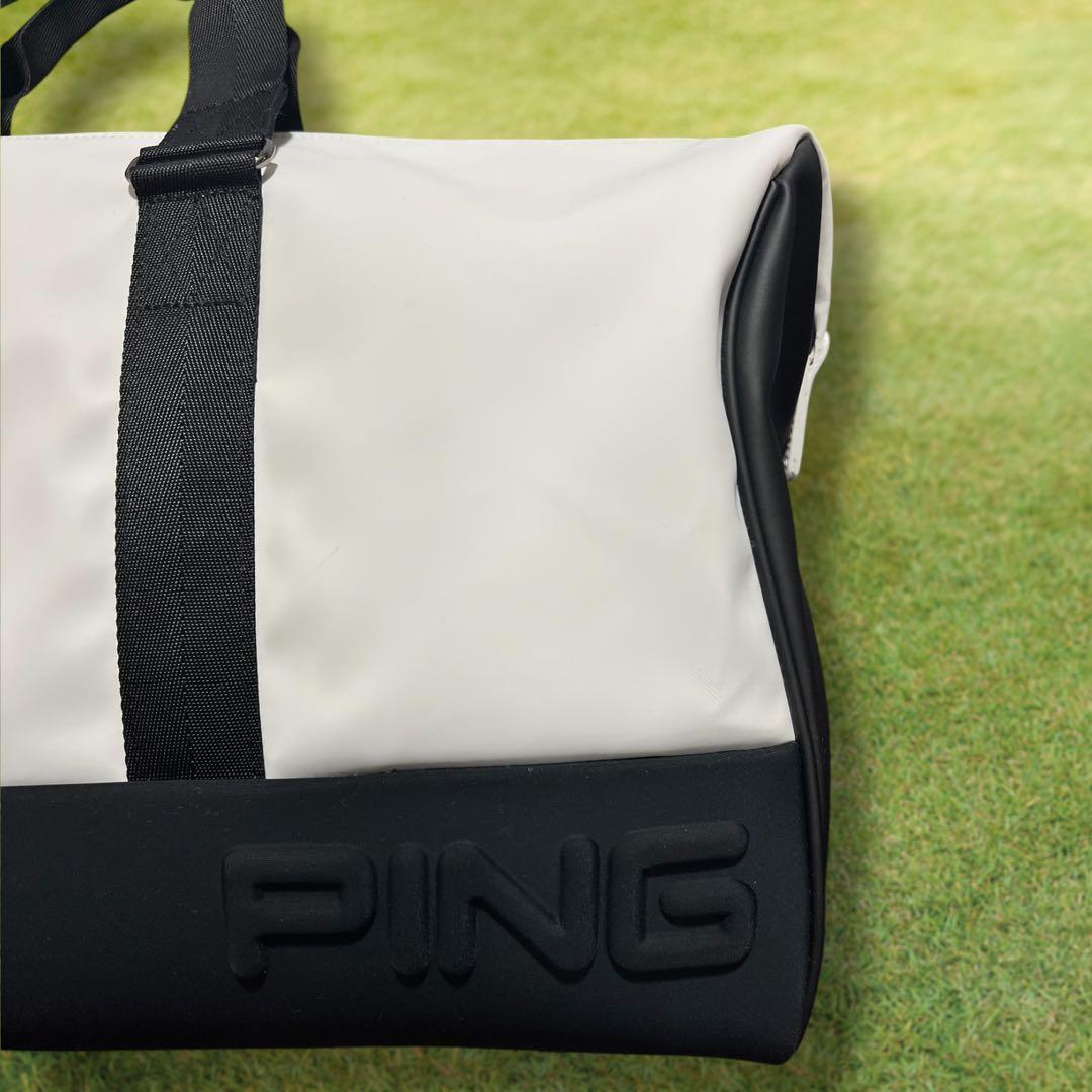 PING ピンゴルフバッグ 容量大靴収納ボスト ンバッグ