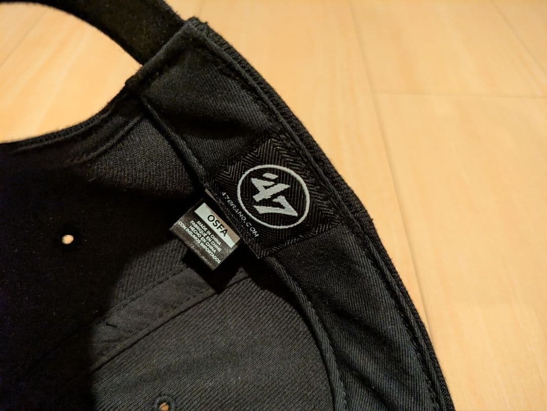 【美品】アーセナル 47 MVP キャップ ホワイト×ブラック