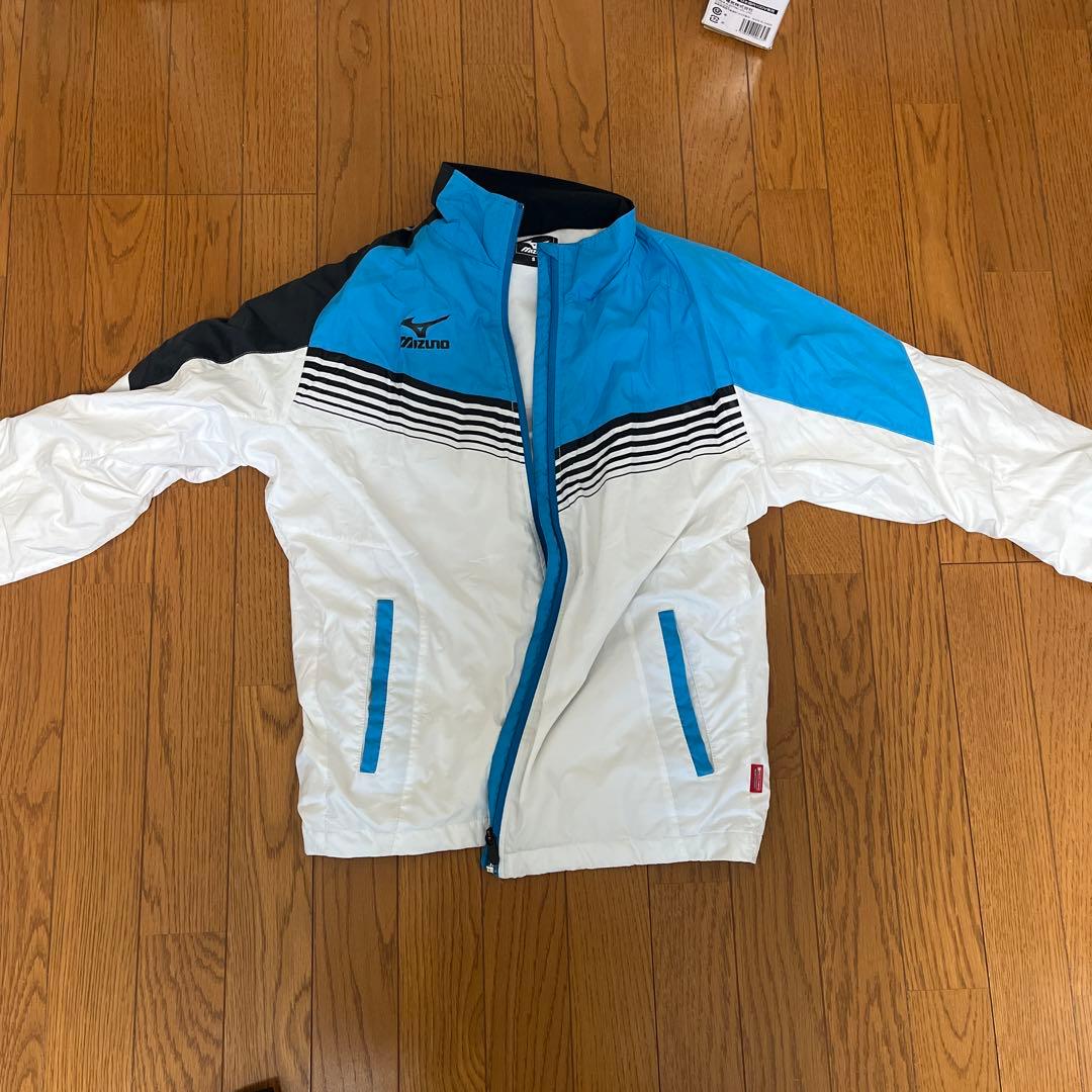 Mizuno 水色　白　黒　ジャージ　ウィンドブレーカー