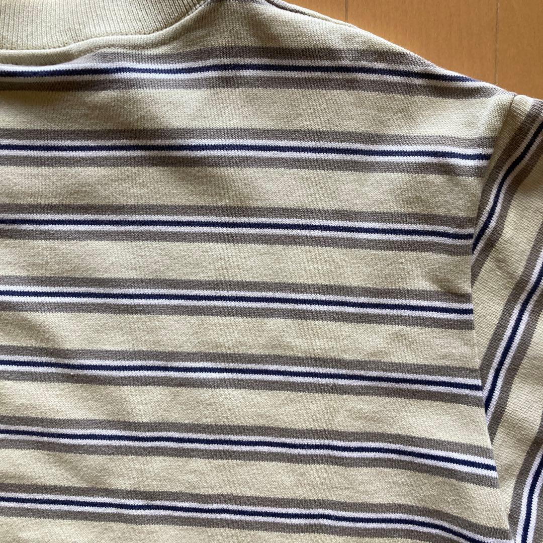 美品カナダ製バーバリアン  クルーネック半袖ラガーシャツ⭐️ショートパンツに最適❣️