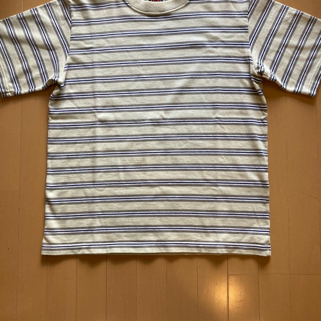 美品カナダ製バーバリアン  クルーネック半袖ラガーシャツ⭐️ショートパンツに最適❣️