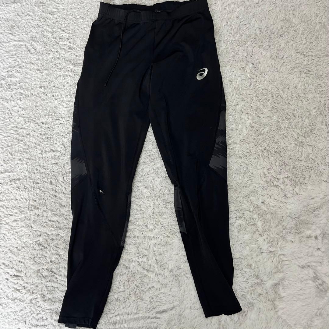 ASICS アシックス フード付きジャージ＋ロングTシャツ＋ロングタイツ