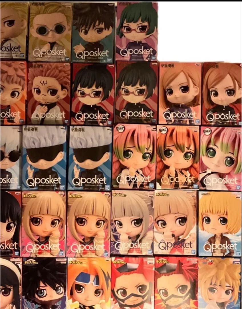 Qposket フィギュア まとめ売り　51点セット　全て未開封品