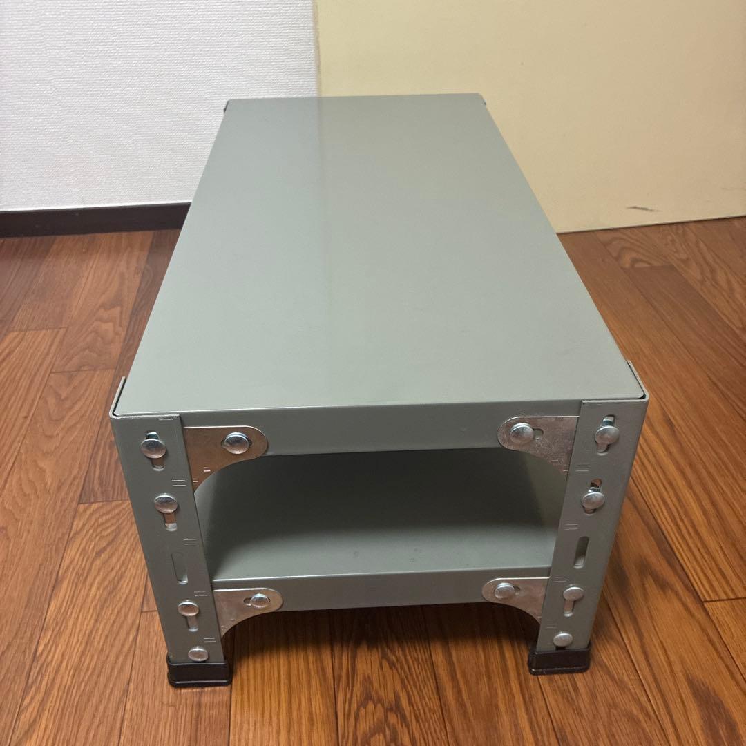 D&DEPARTMENT 工業用スチールシェルフ　グレー　テレビ台