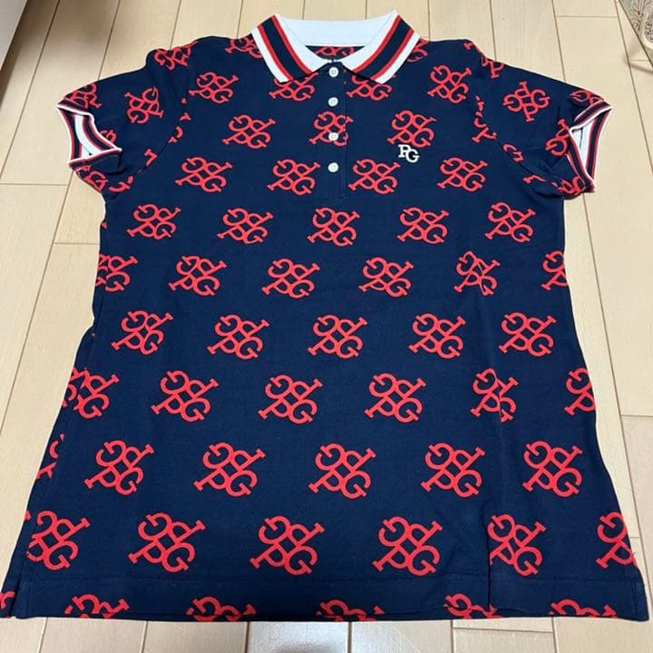 新品未使用　パーリーゲイツ モノグラム ポロシャツ