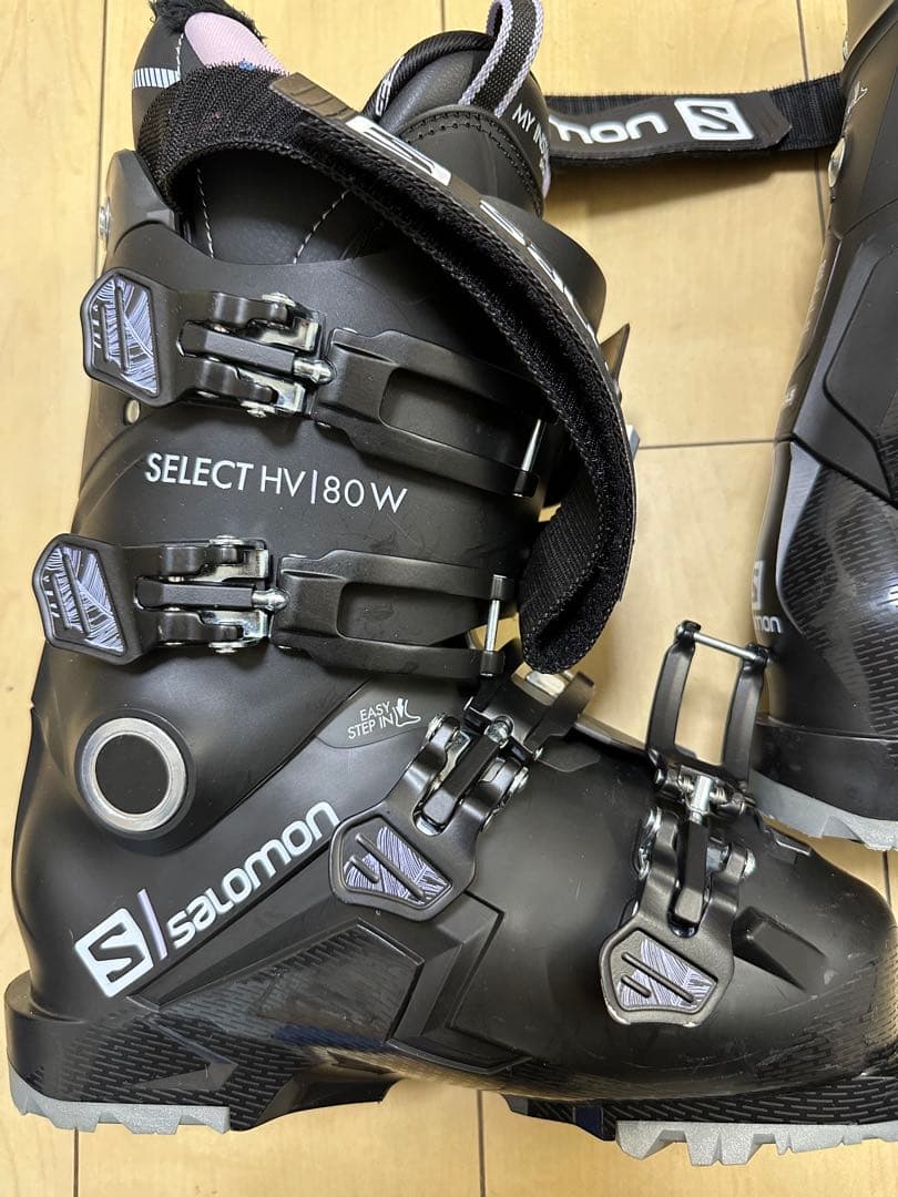 Salomon美品⭐️スキーブーツSELECT HV 80W 初心者向けピンク色