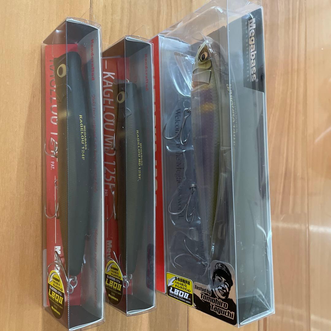 【新品】⭐︎メガバス カゲロウ124F, MD125F, サザンカ140Fセット