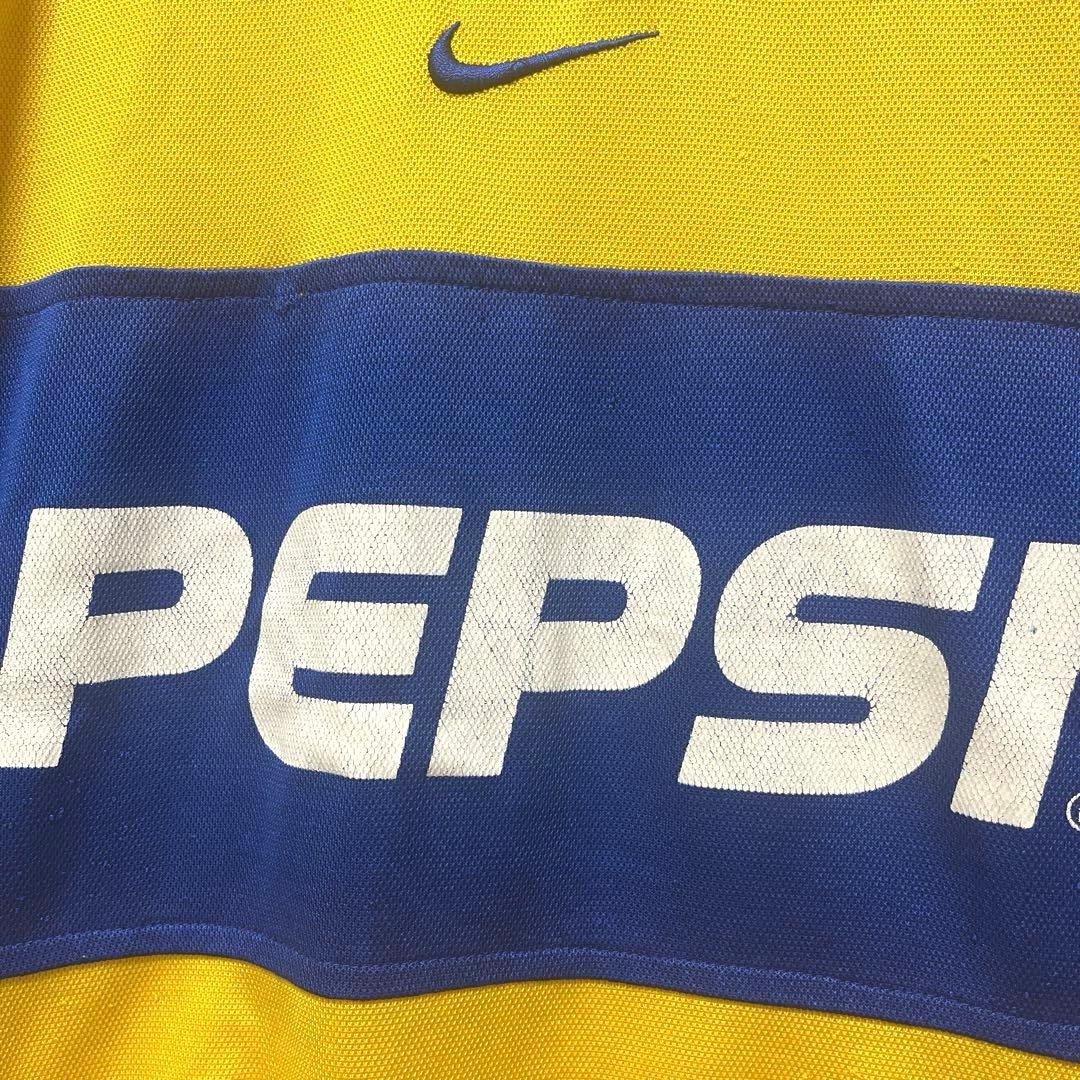 NIKE ボカジュニアーズ 02-03 ユニフォーム アウェイ 半袖 刺繍ロゴM