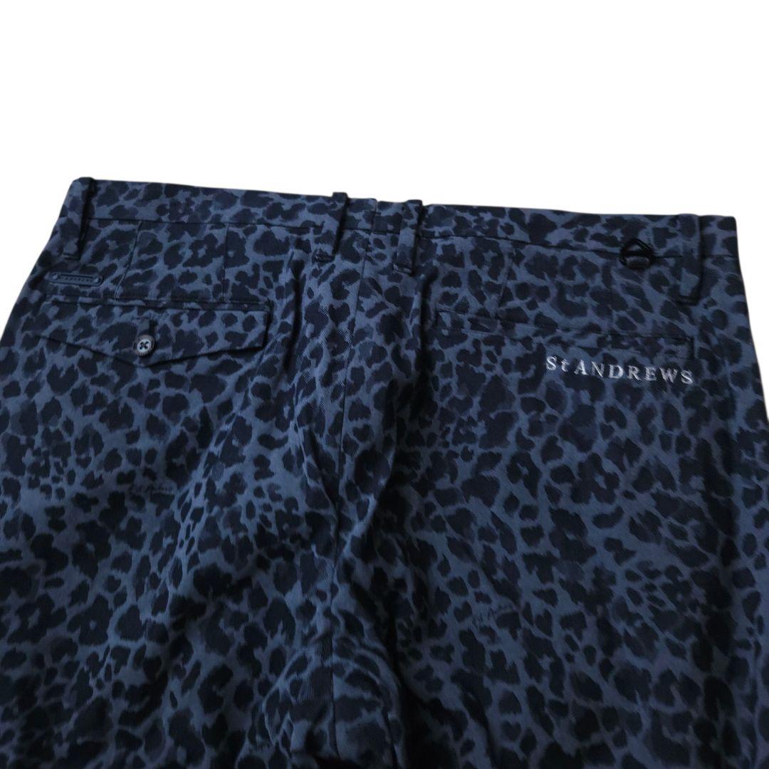 セントアンドリュース レオパード柄 ストレッチ ゴルフパンツ XLサイズ 新品
