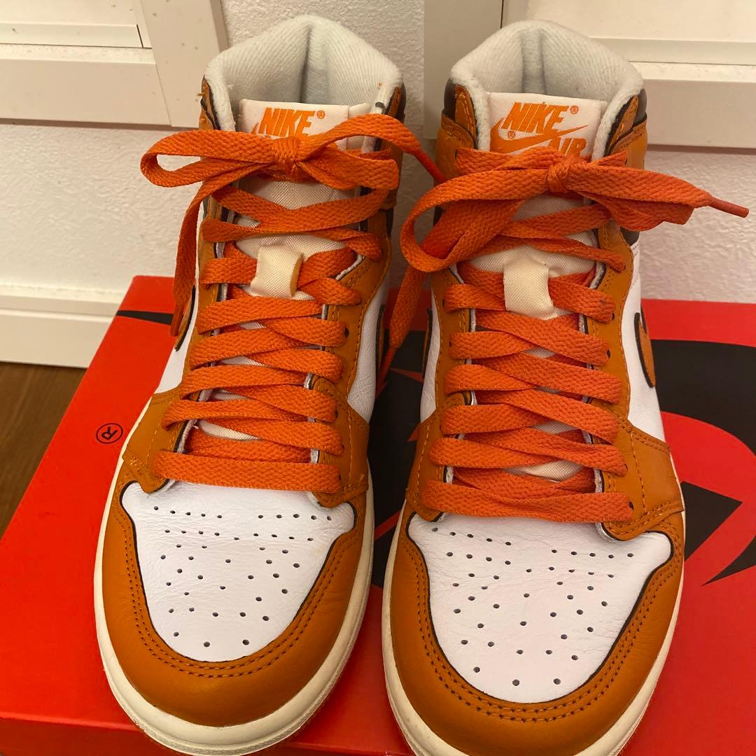 NIKE Air Jordan 1 オレンジ/ホワイト ハイカット