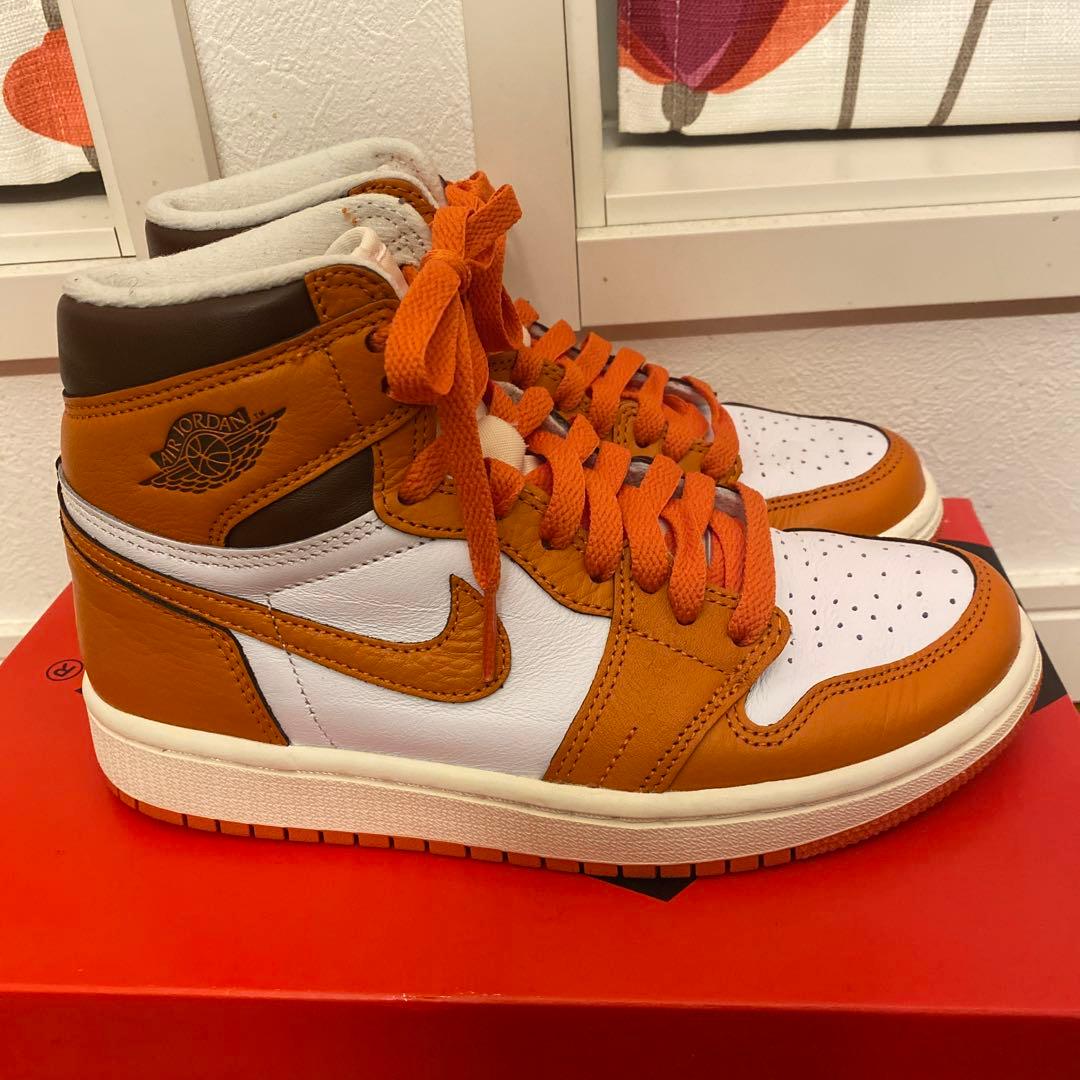 NIKE Air Jordan 1 オレンジ/ホワイト ハイカット