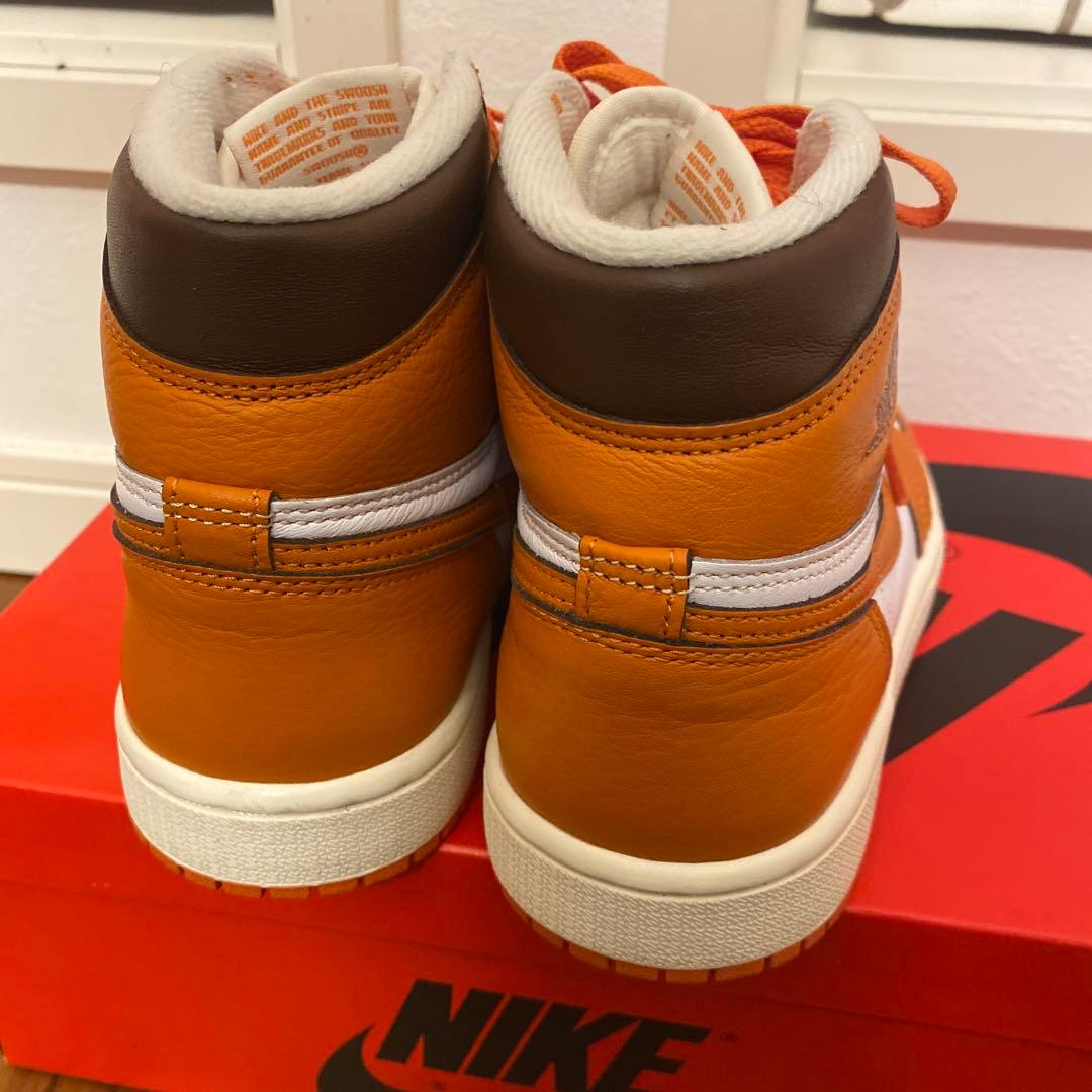 NIKE Air Jordan 1 オレンジ/ホワイト ハイカット