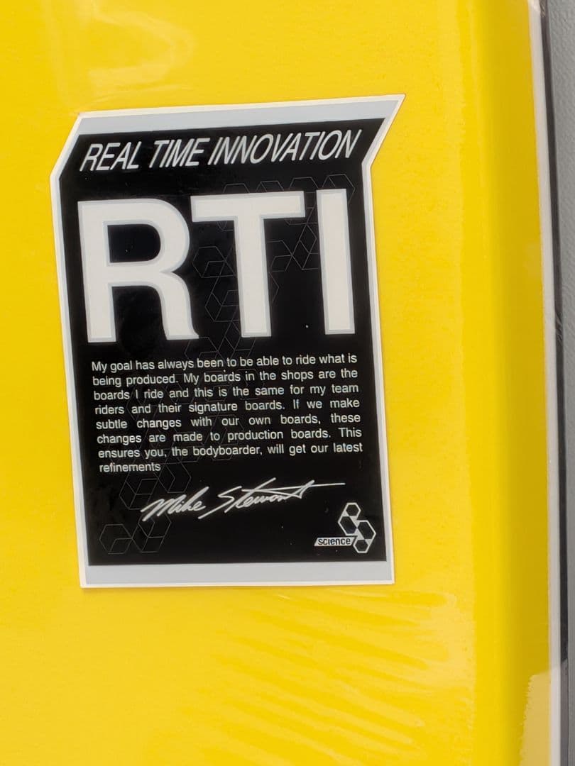 COMP ボディボード イエロー RTI