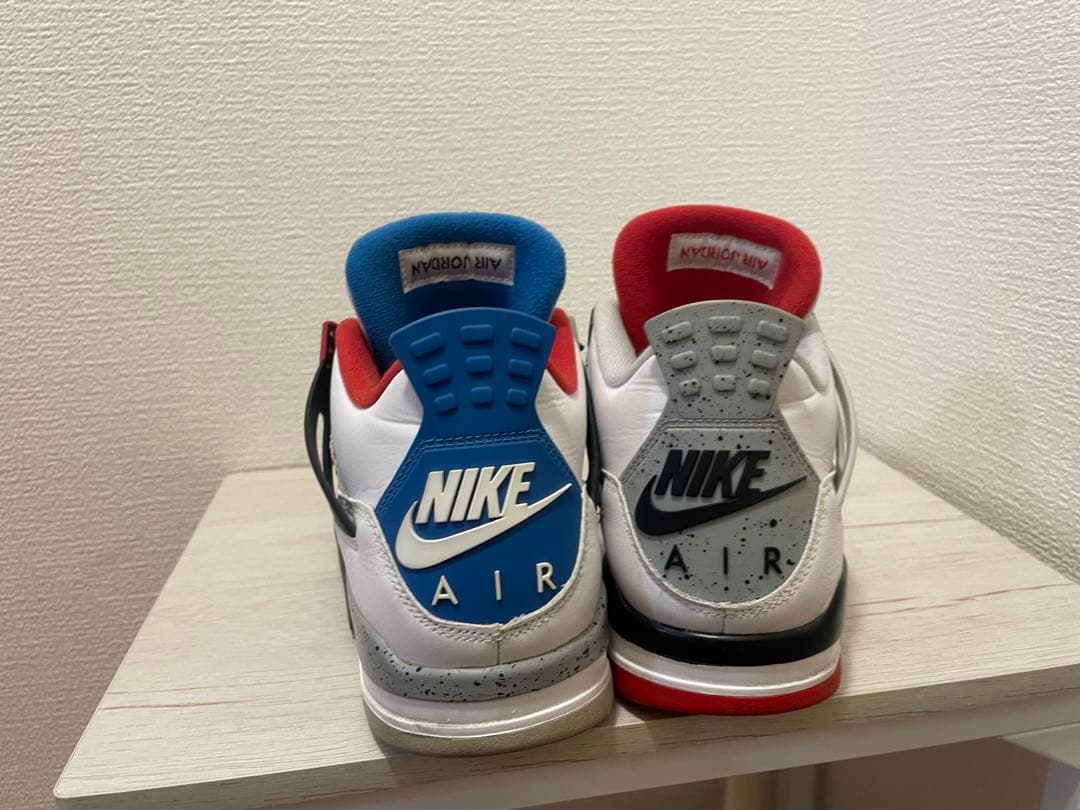 Air Jordan 4 og what the ホワイト/レッド/ブルー