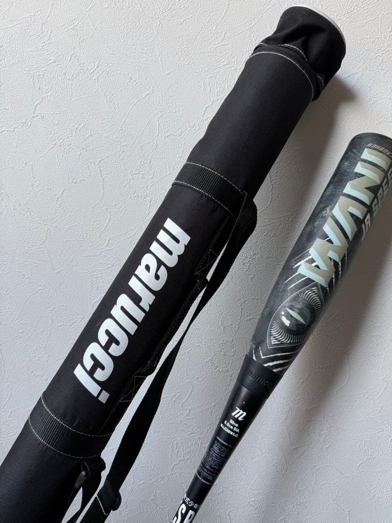 12月購入 黒ワニmarucci 軟式バット 80cm ワニクラッシャー