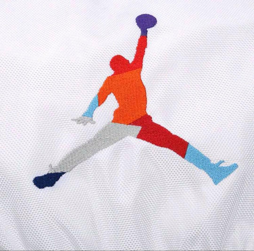 NIKE JORDAN ホワイト ジャンプマンロゴ リュックサック