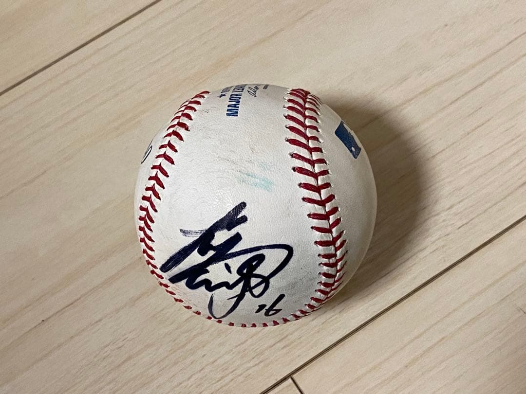 【大谷翔平選手直筆サイン入りMLB公式ボール】2014年日米野球投げ込みボール！