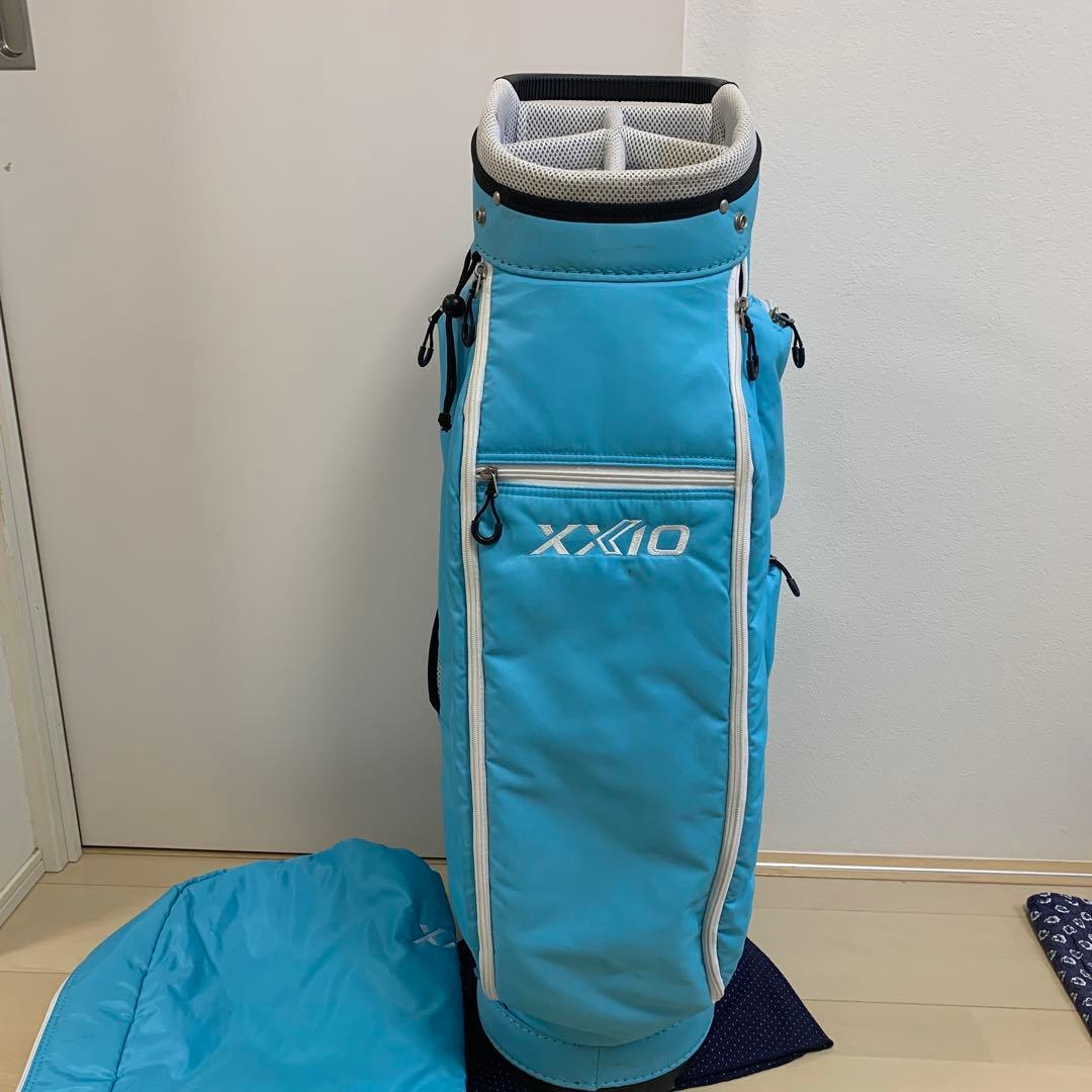 XXIO 水色 キャディバッグ カバー付き