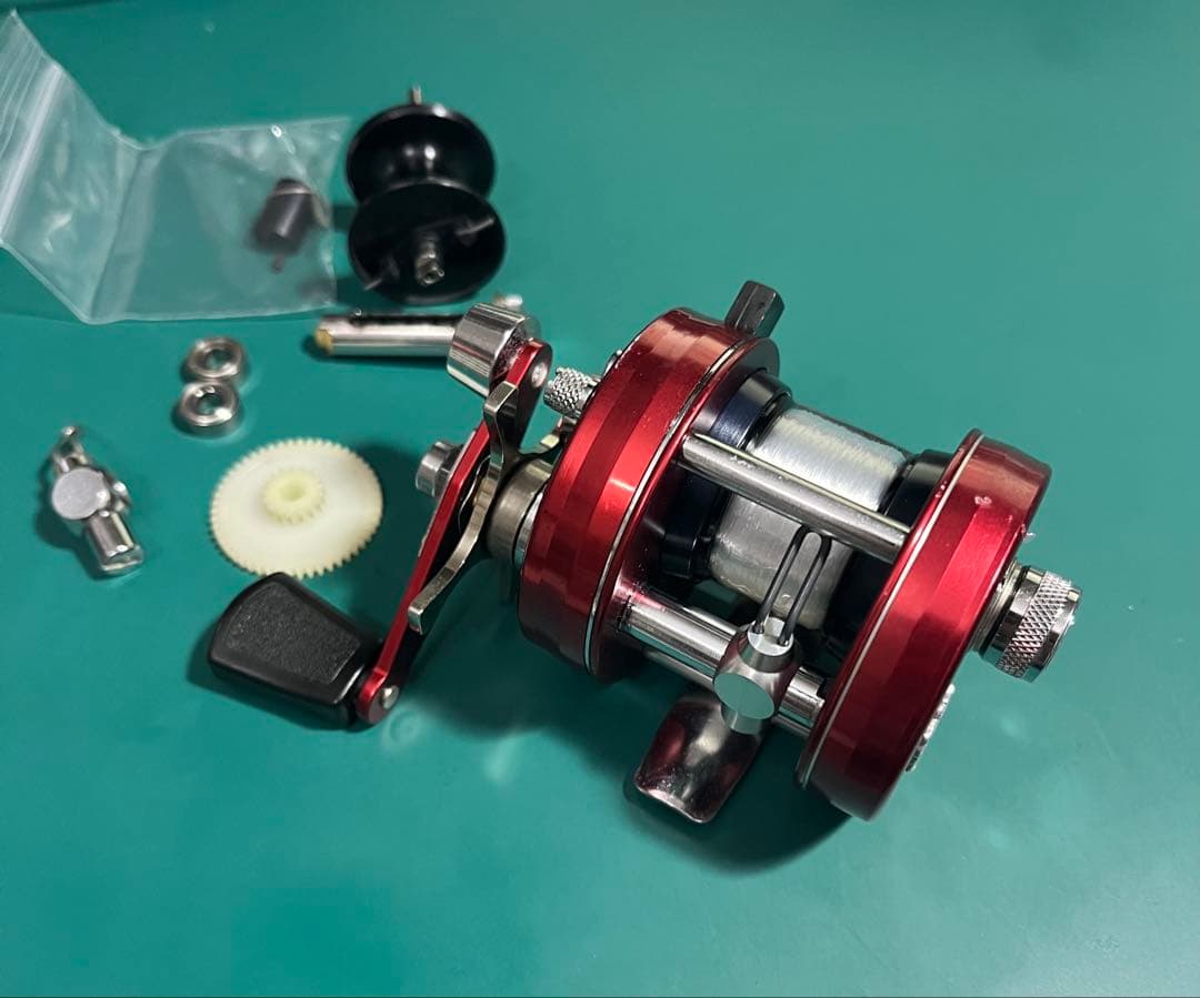 【Availカスタム】オリム期　1500C　レッド　アブ　アンバサダー