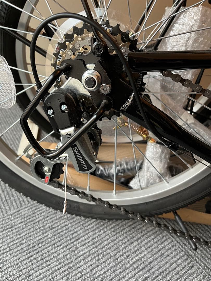 【未使用】折りたたみ自転車 ブラック AIJYUCYCLE
