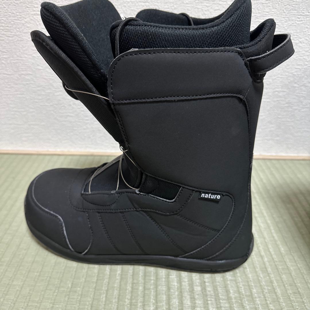 美品　nature スノーボードブーツ 26.5cm ブラック