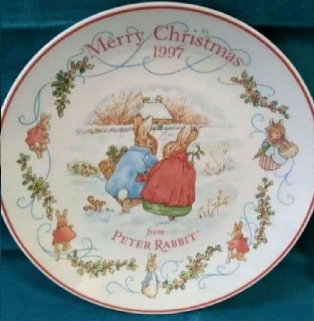 ピーターラビット クリスマス皿 3枚セット